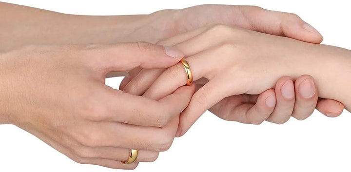 Gold Titanium Ring