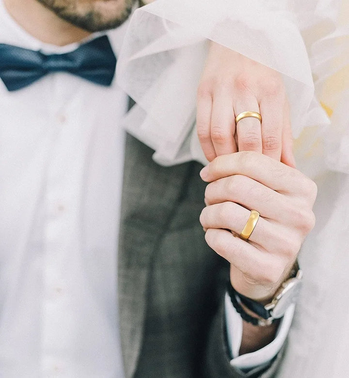 Gold Titanium Ring