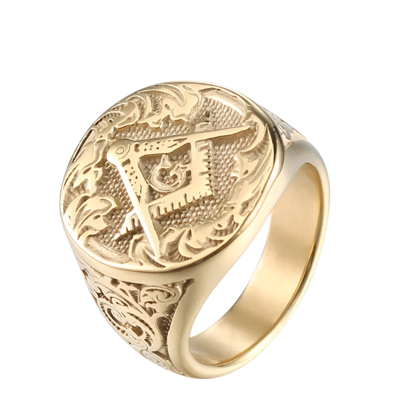 Gold Vintage Ring - Gold / 9