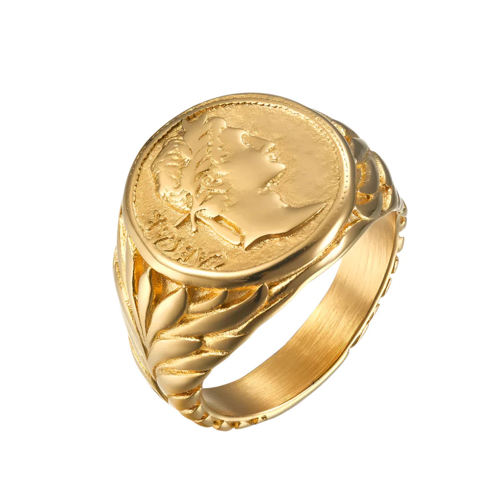 Julius Caesar Ring - Gold / 11