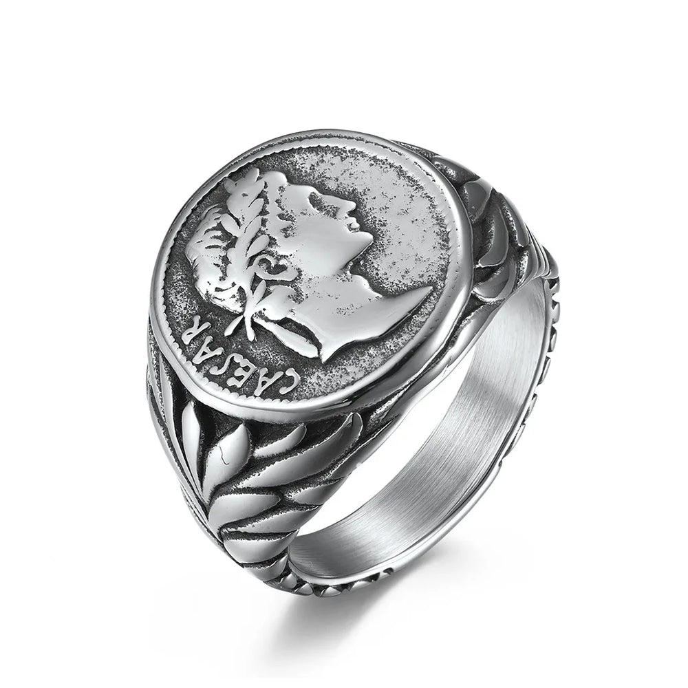 Julius Caesar Ring - Steel color / 11