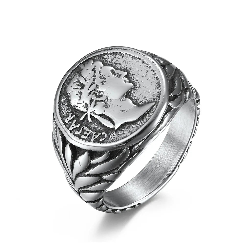 Julius Caesar Ring - Steel color / 11