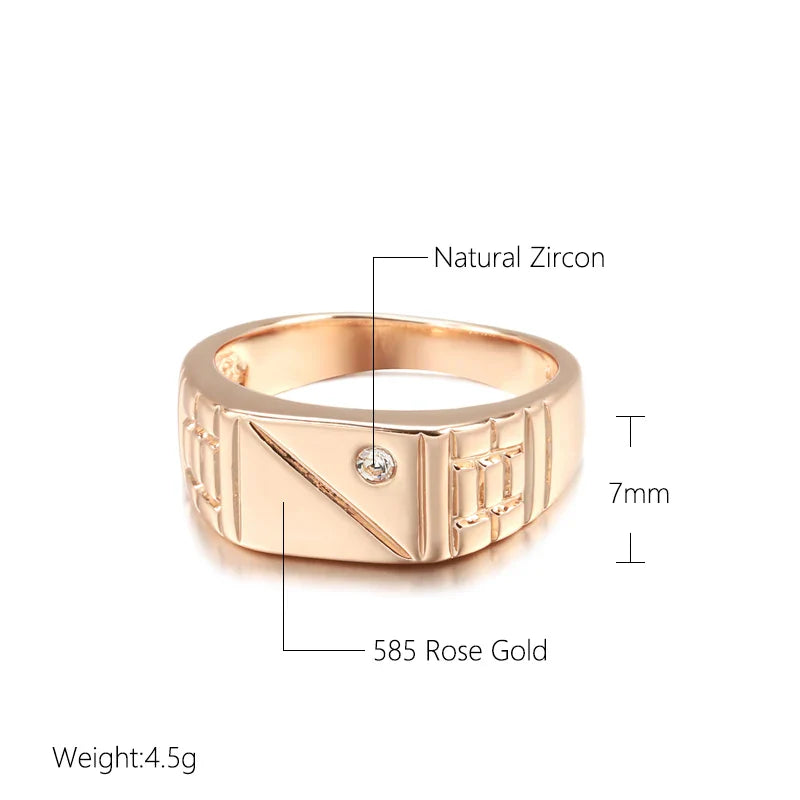 Natural Zircon Ring