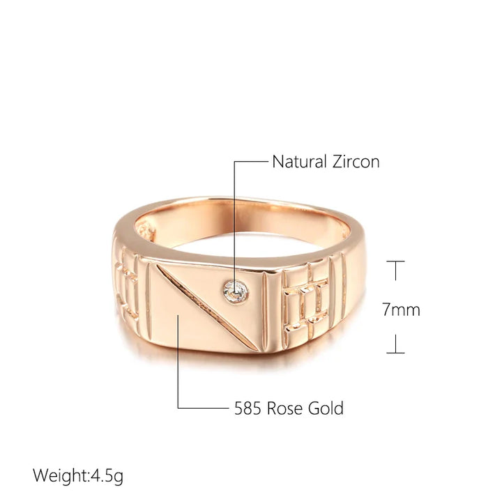 Natural Zircon Ring