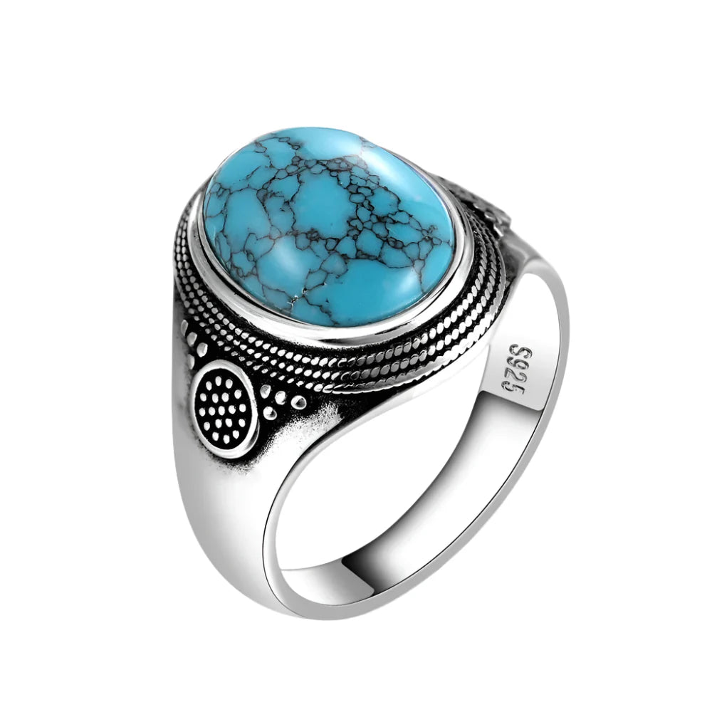 Oval Turquoise Ring