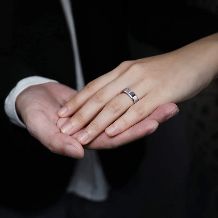 Polished Tungsten Ring