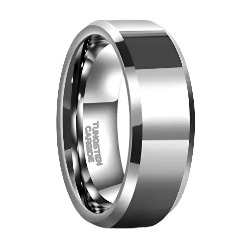 Polished Tungsten Ring - 8mm / 6