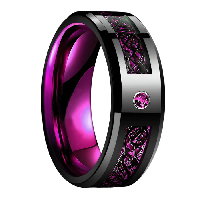 Purple Black Ring