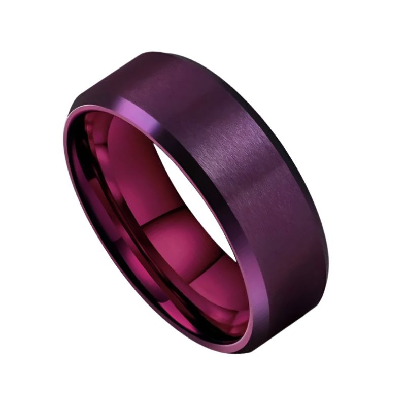 Purple Tungsten Ring