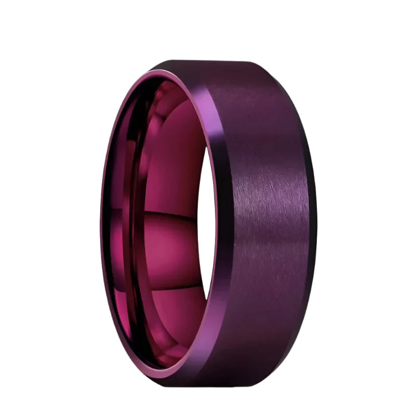 Purple Tungsten Ring - PURPLE / 11