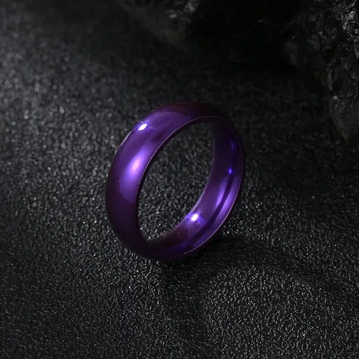 purple titanium ring