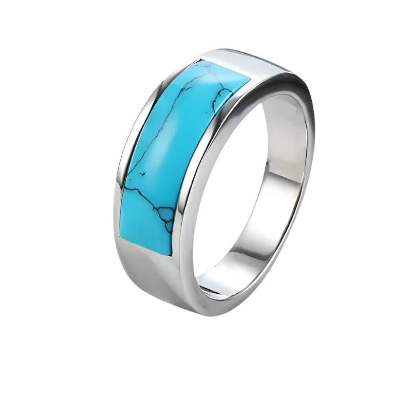 Rectangle Turquoise Ring