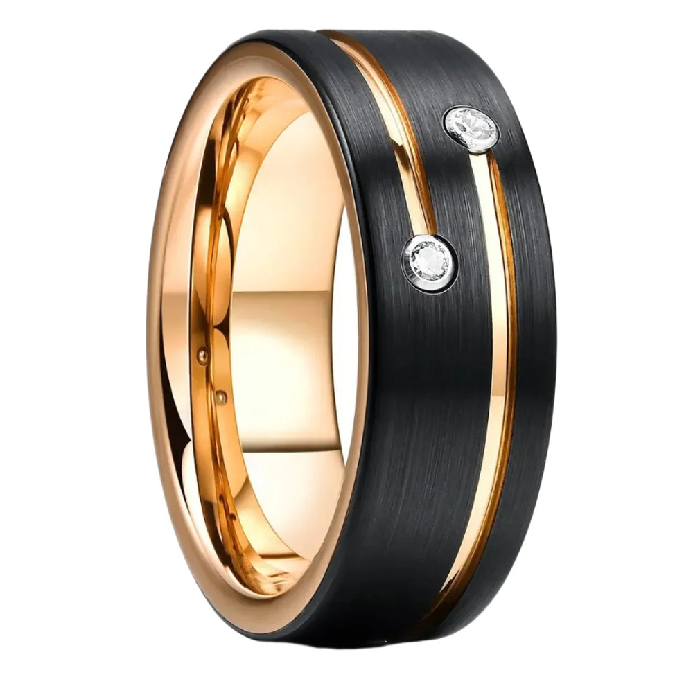 Rose Black Ring
