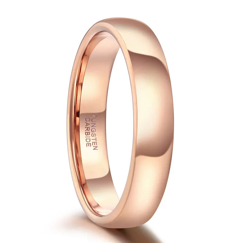 Rose Gold Tungsten Ring