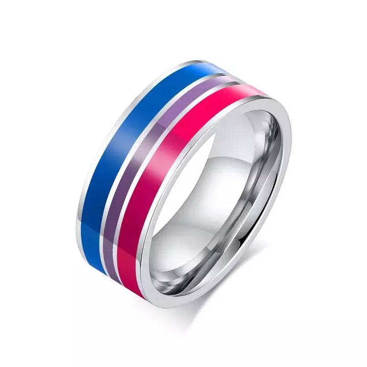 Rainbow Titanium Ring