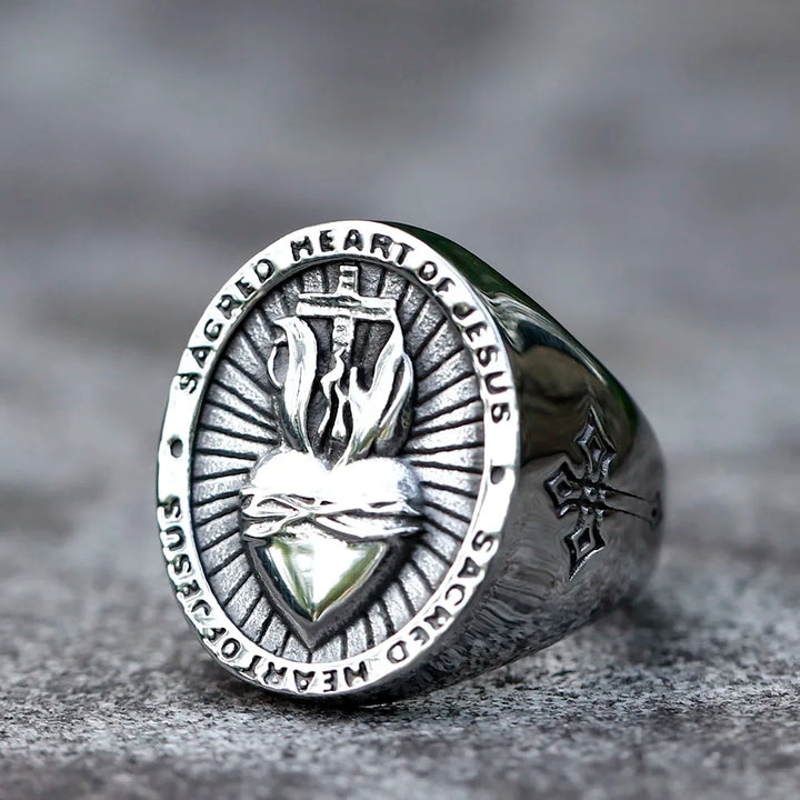 Sacred Heart of Jesus Ring - 13