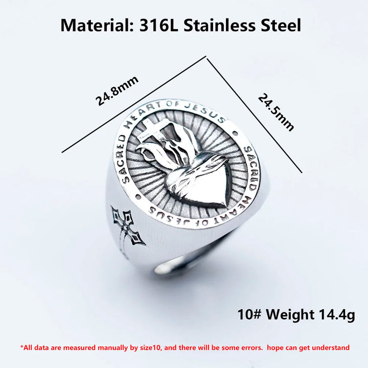 Sacred Heart of Jesus Ring
