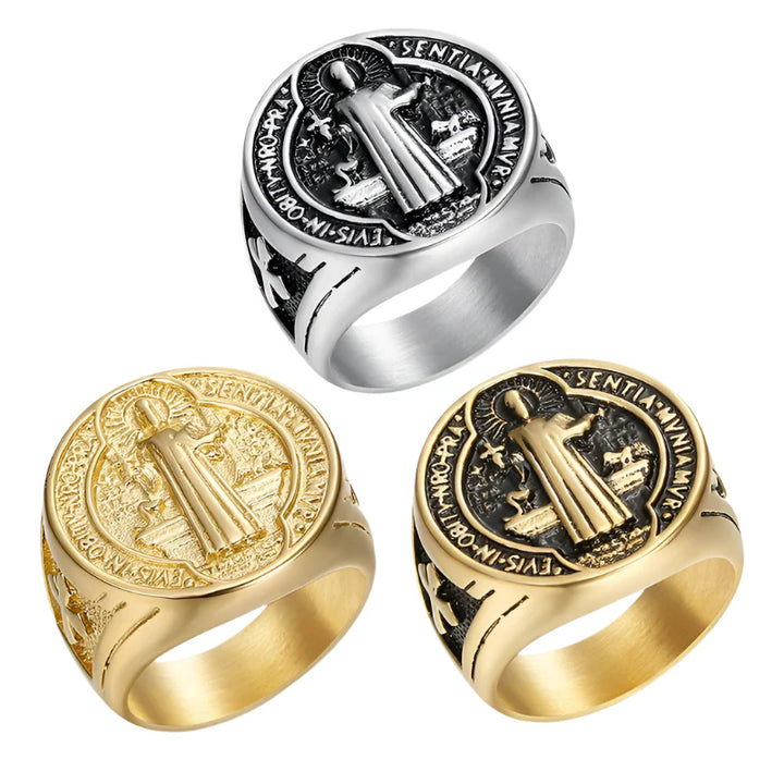 Saint Benedict Medal Ring