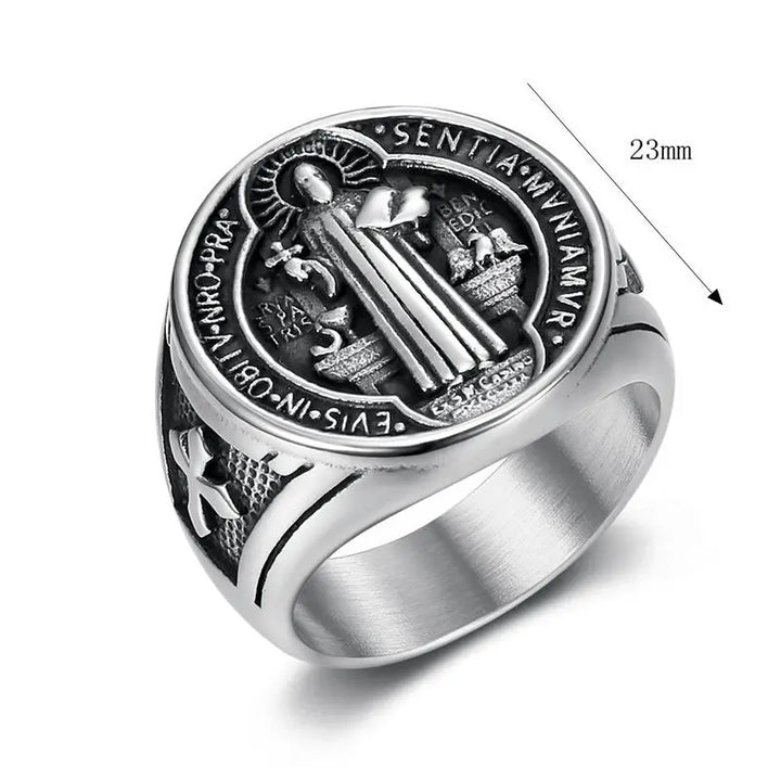 Saint Benedict Medal Ring