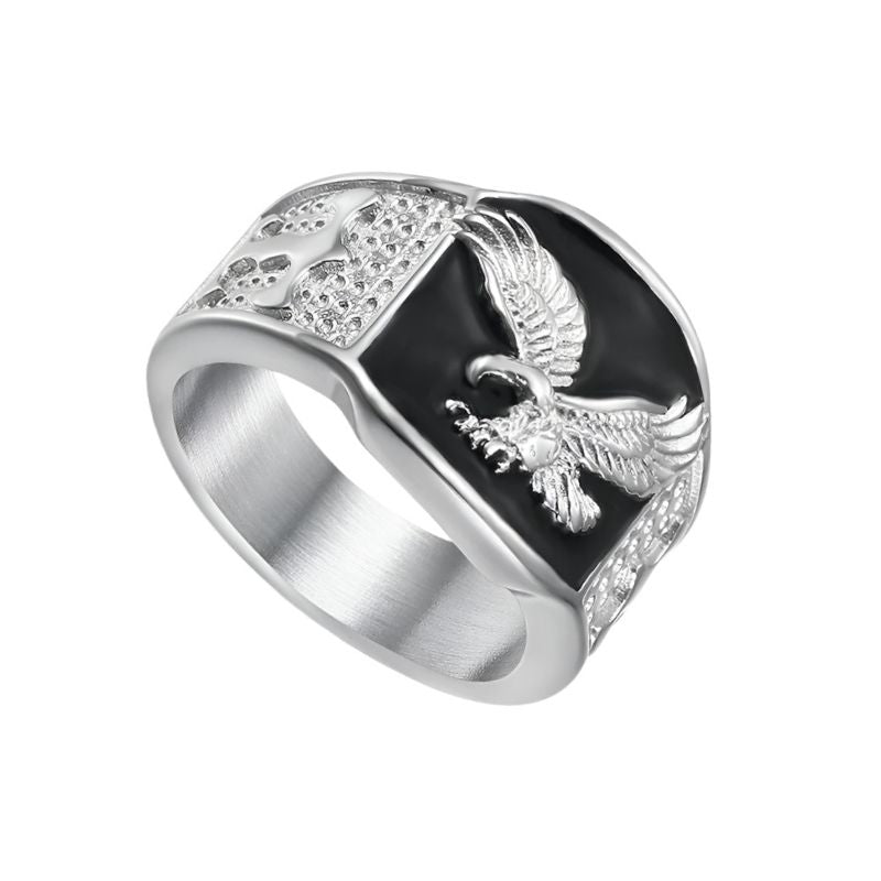 Silver Eagle Ring