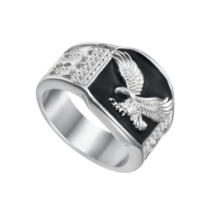 Silver Eagle Ring