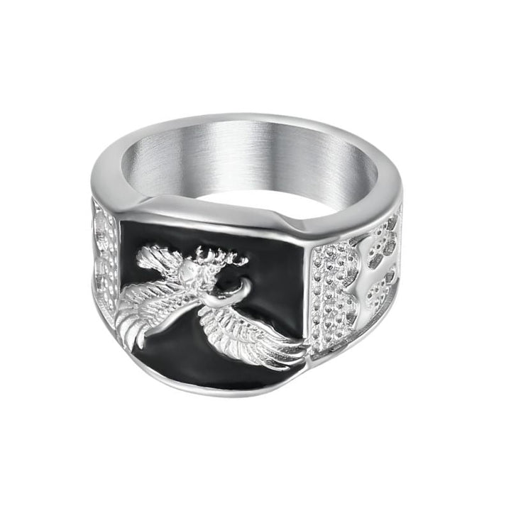 Silver Eagle Ring