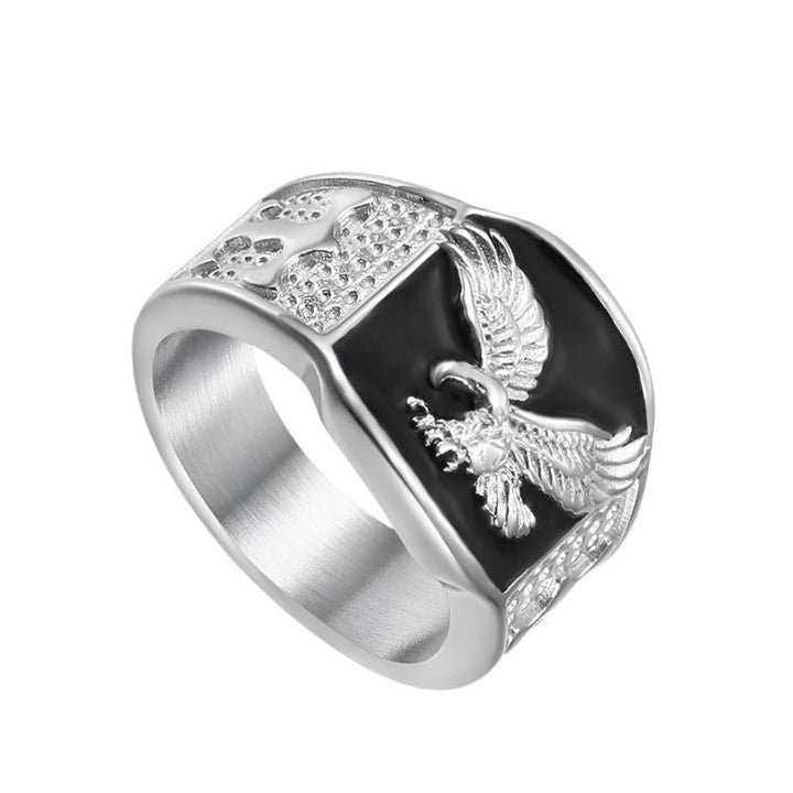 Silver Eagle Ring