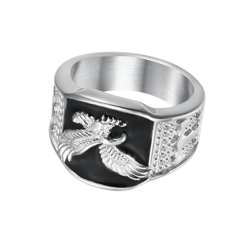 Silver Eagle Ring