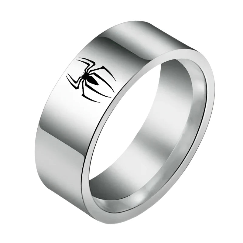 Silver Spider Ring