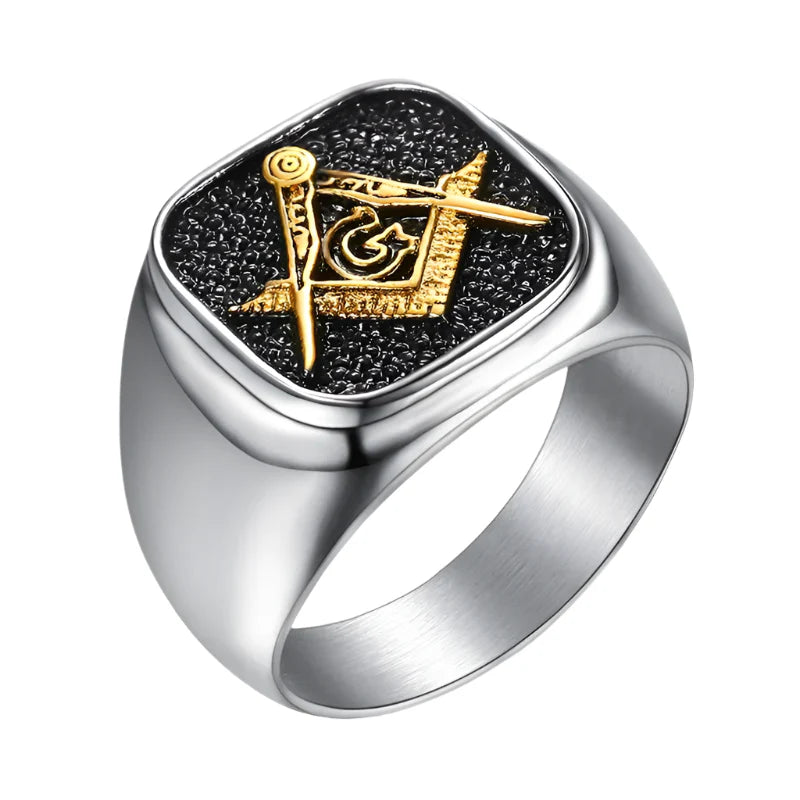 Simple Masonic Ring - 15