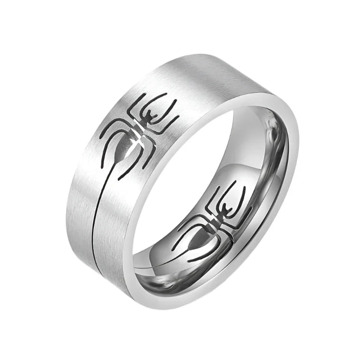Spider Engagement Ring - Silver / 11