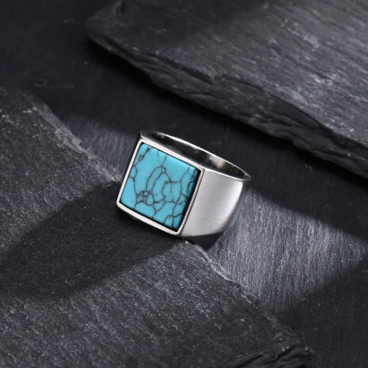 Square Turquoise Ring