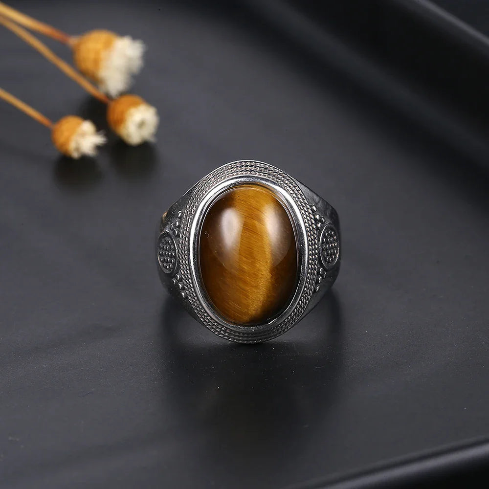 Sterling Silver Tiger Eye Ring