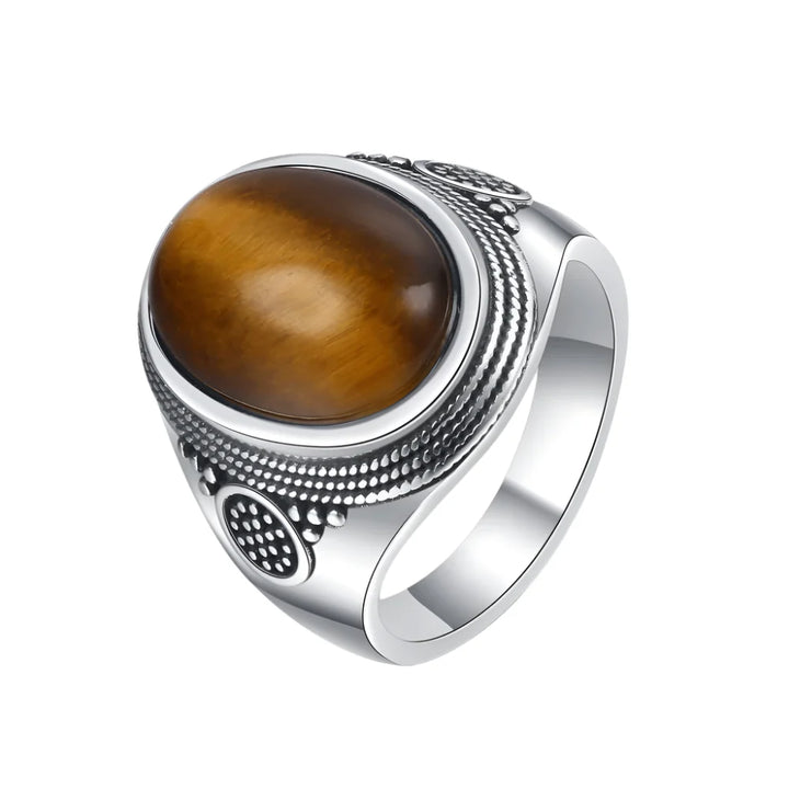 Sterling Silver Tiger Eye Ring