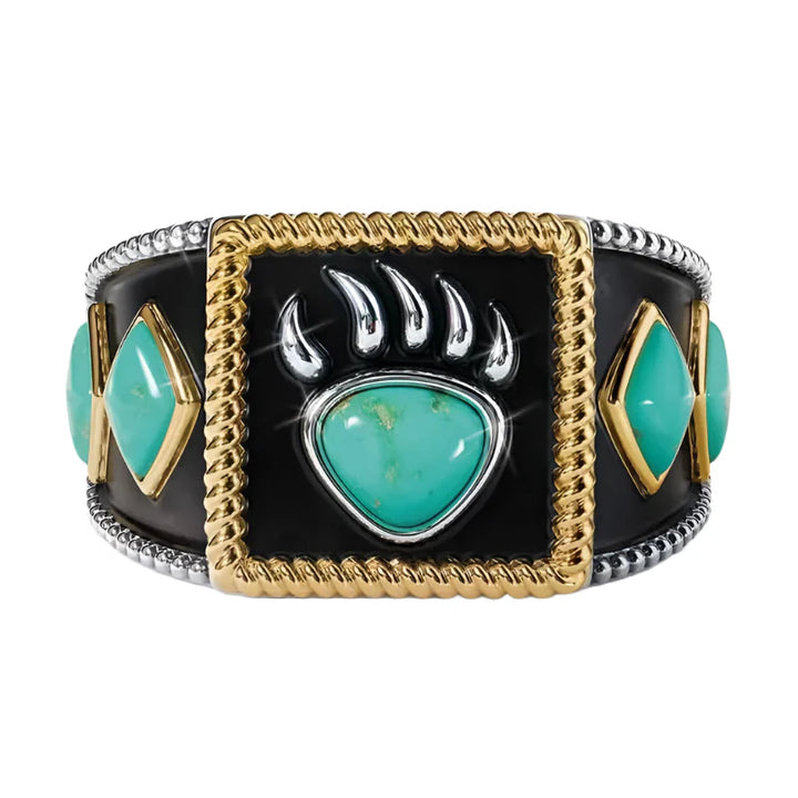 Turquoise Bear Paw Ring