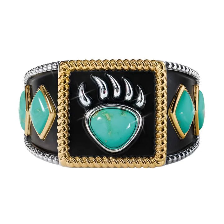 Turquoise Bear Paw Ring