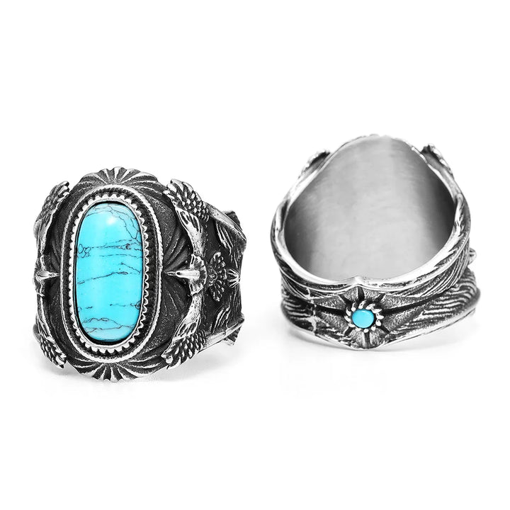 Turquoise Eagle Ring