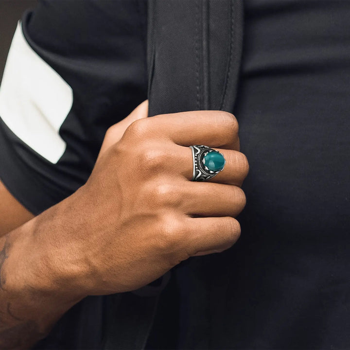 Turquoise Signet Ring