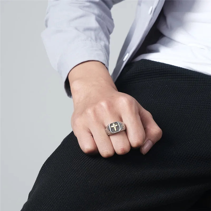 Vintage Cross Ring
