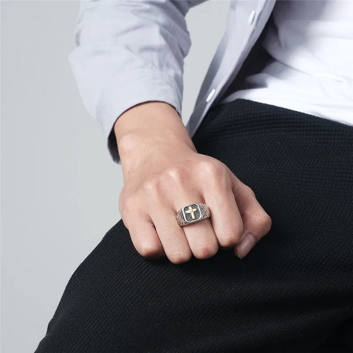 Vintage Cross Ring