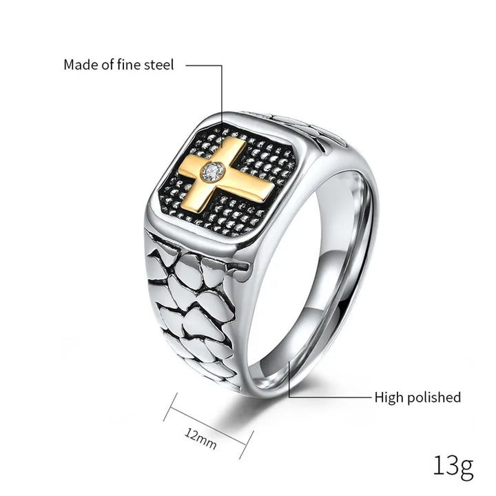 Vintage Cross Ring