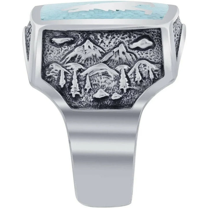Wolf Silver Ring